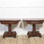 Pair of Mahogany tea tables