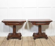 Pair Of Mahogany Tea Tables