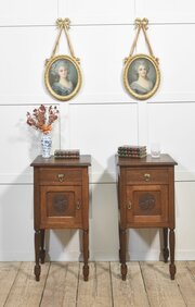 Pair Of Oak Bedside Cabinets