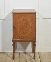 Satinwood Inlaid Bedside Cabinet