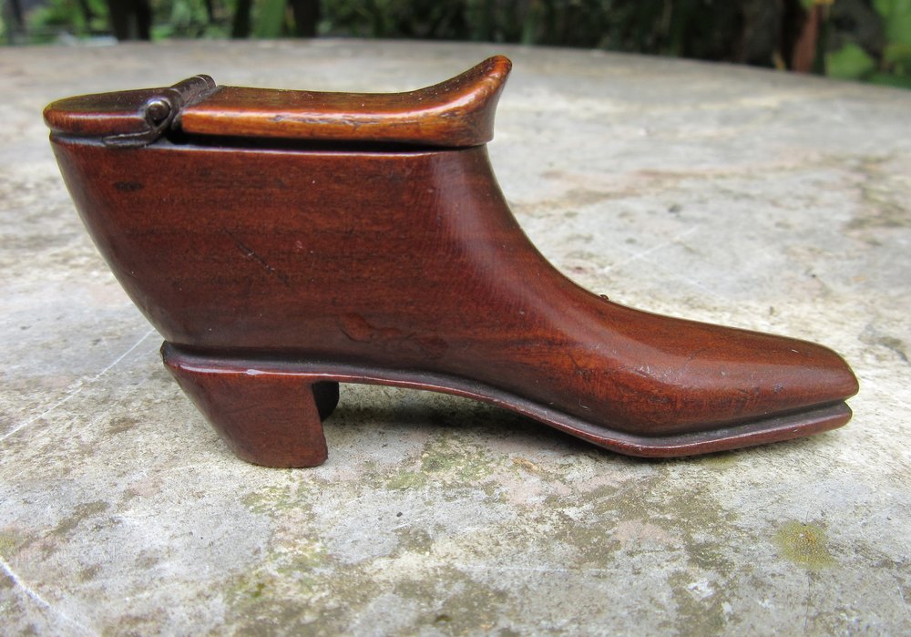 Antiques Atlas Antique Shoe Snuff Box C1840 Antiques Atlas Antique Shoe Snuff Box C1840