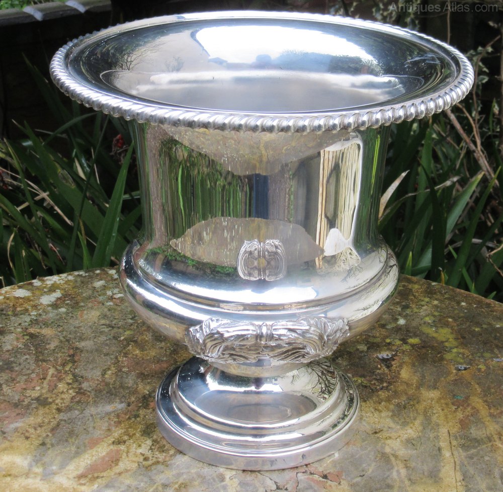 Antiques Atlas Fine Barker Ellis Silver Plate Campana Wine Cooler