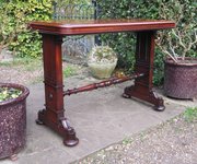 Fine Wm IV Mahogany Metamorphic Serving Table