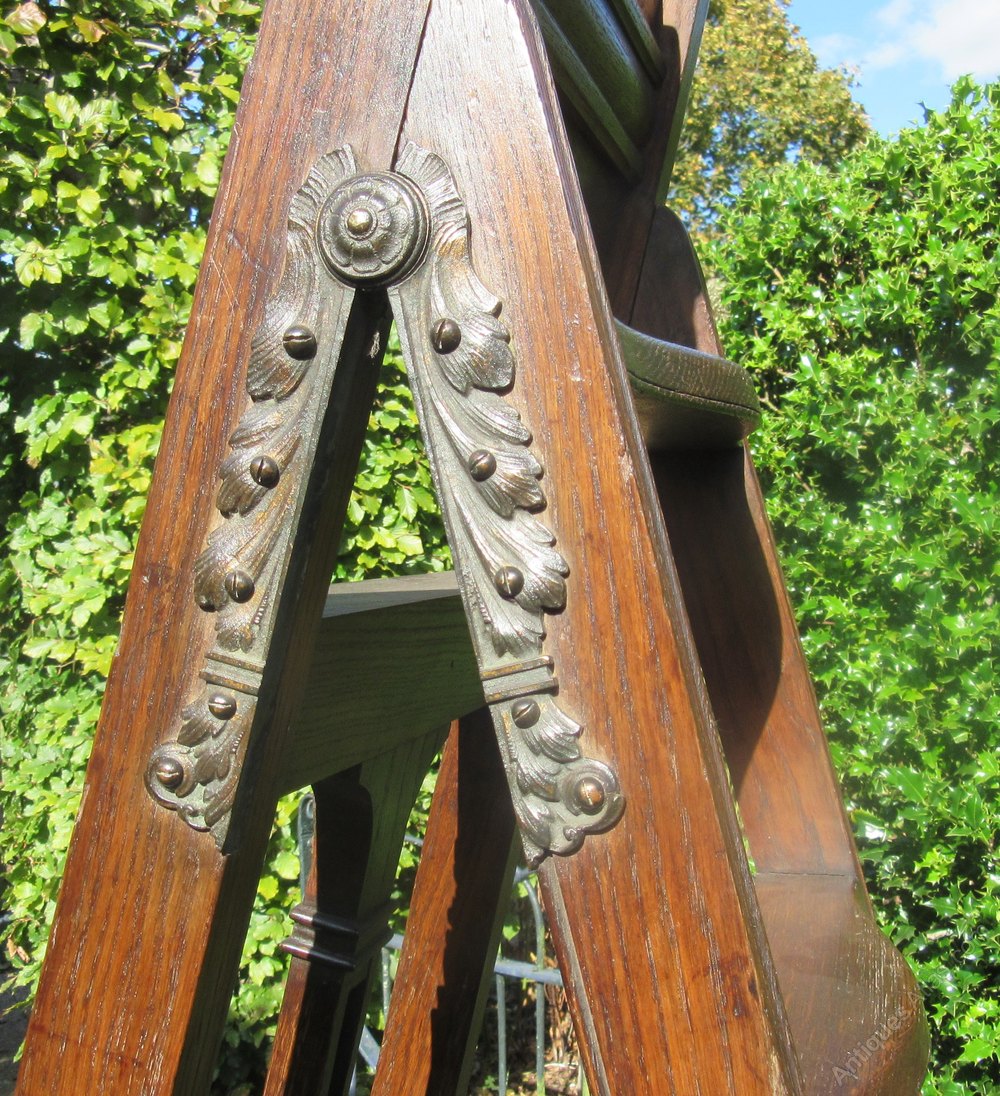 Hampton's Patent Easel & Library Step Ladder C1890 Antiques Atlas