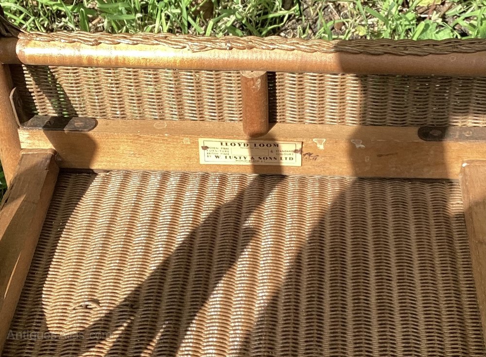 Original Pair Lloyd Loom Chairs Antiques Atlas