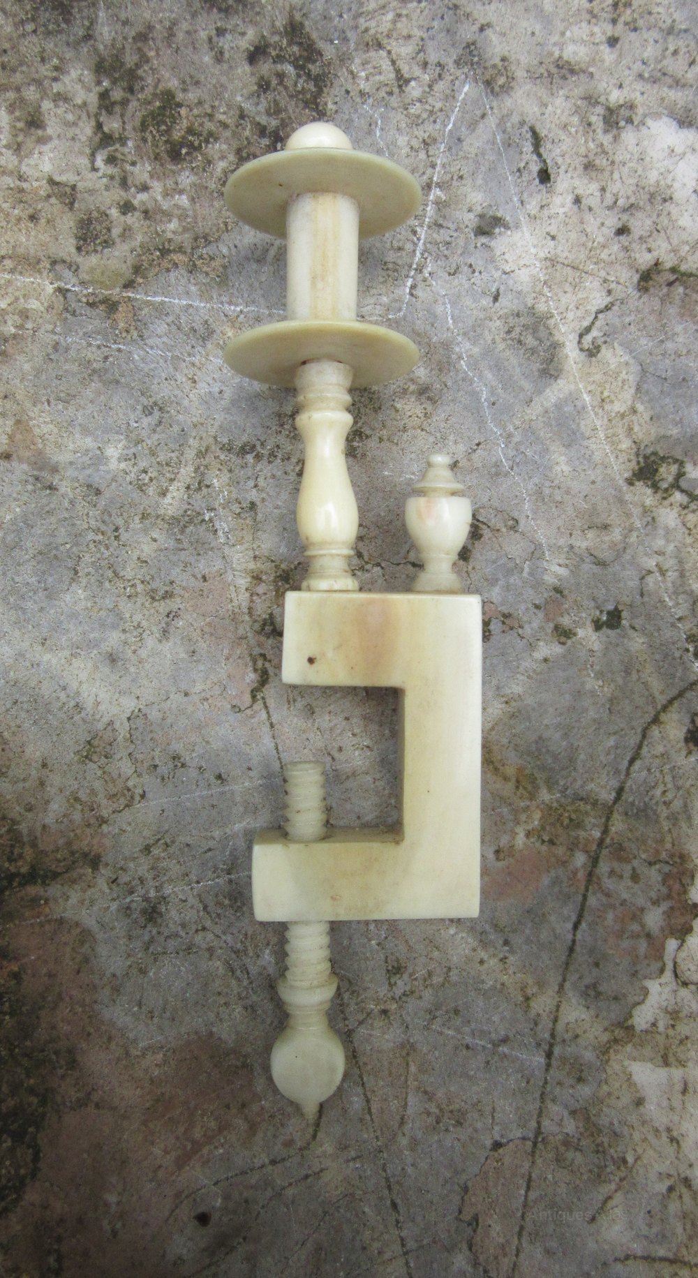 Antiques Atlas Victorian Ivory Sewing Clamp
