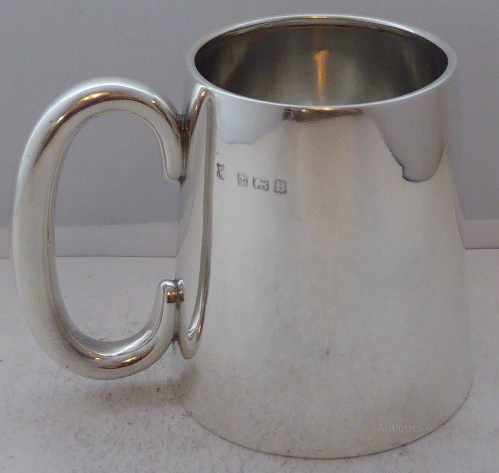 Antiques Atlas 1926 Silver Christening Mug Tankard
