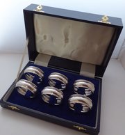 BROADWAY /& Co Straight Sided NAPKIN or Serviette RING Sterling Silver