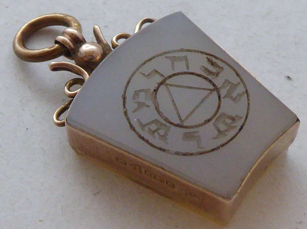 masonic watch fob