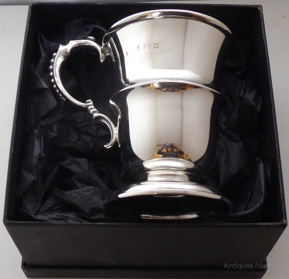 Antiques Atlas Birmingham 1903 Solid Silver Christening Mug