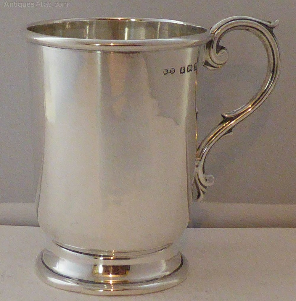 Antiques Atlas Birmingham 1919 Solid Silver Christening Mug