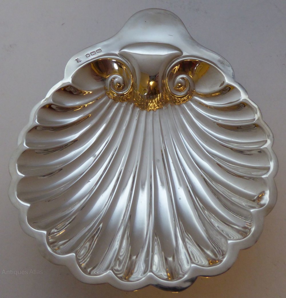 Antiques Atlas Boxed Pair 1904 Solid Silver Butter Dish Knife Set