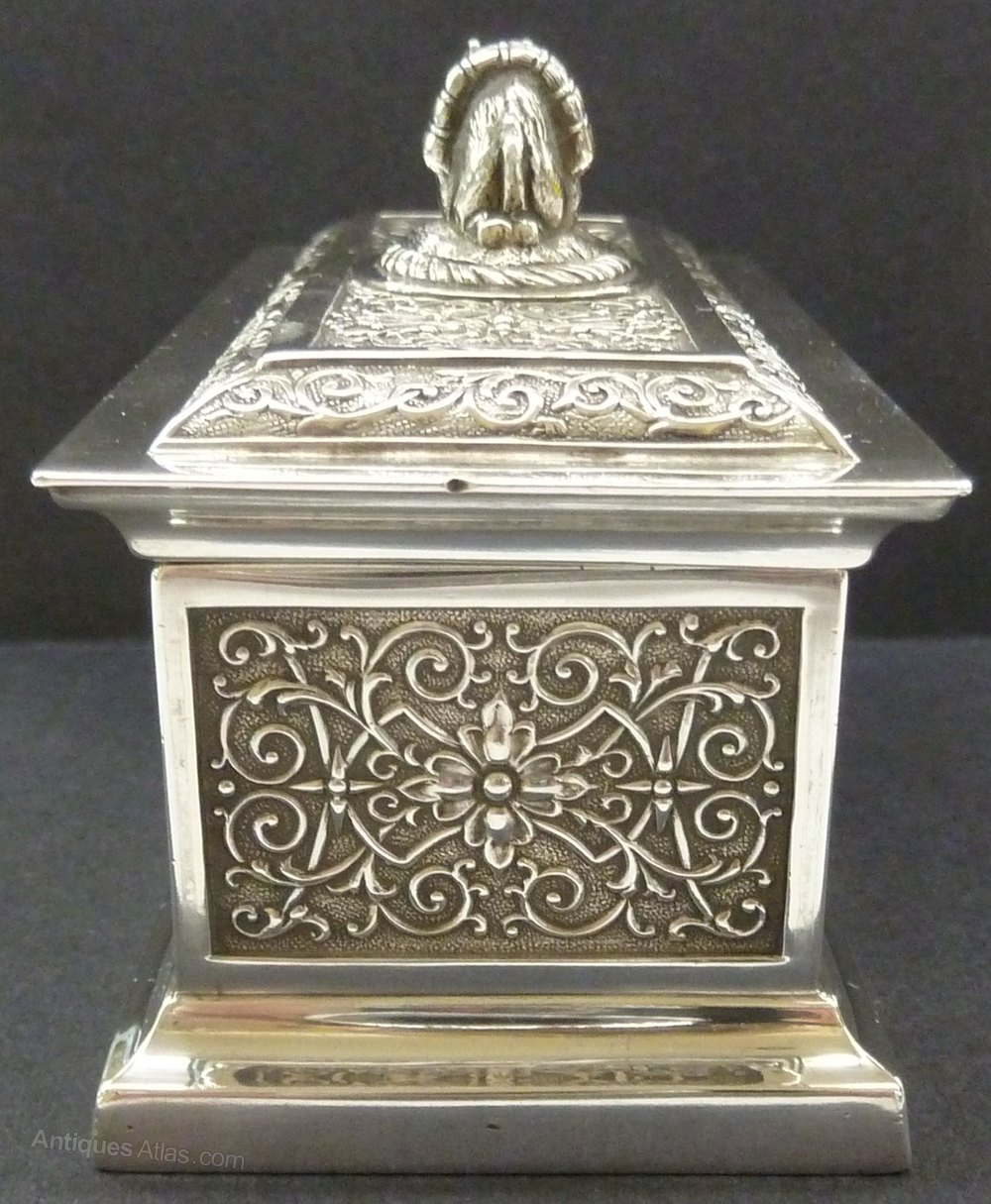 Antiques Atlas Spink London 1897 Antique Silver Box