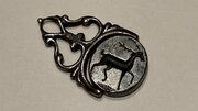 18thC Knight’s Head & Stag Intaglio Swivel Seal