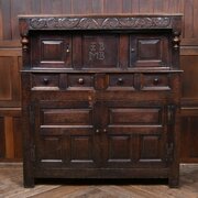 17th?Century Oak Court Cupboard