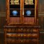 19th‑Century French Flame Mahogany Bookcase