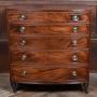19th‑Century Mahogany Bow‑Front Chest of Drawers
