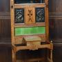 Art Nouveau Oak Hall Stand