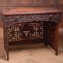 Chinese Hardwood Carved Folding Desk