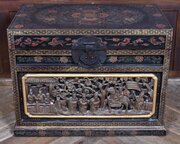 Chinese Lacquered Trunk