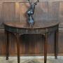 Edwardian Mahogany Demi Lune Console Table