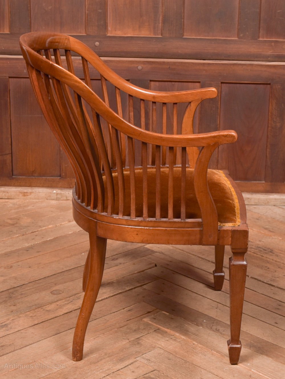 Edwardian Mahogany Elbow Chair Antiques Atlas