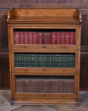 Edwardian Oak Lebus Sectional Bookcase