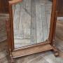 Edwardian Walnut Cheval / Table Top Mirror
