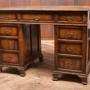 Edwardian Walnut Pedestal Writing Desk