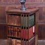 Edwardian Walnut Revolving Bookcase