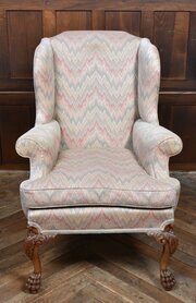 Edwardian Wing-back Arm-chair