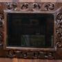 French Oak Wall Mirror