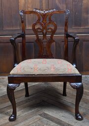 Georgian Mahogany Arm-Chair