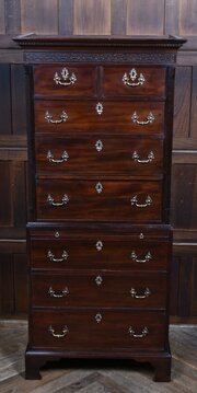 Georgian Mahogany Chest On Chest 