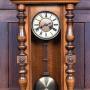 German Mahogany Wall Clock
