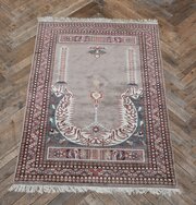 Hand Woven Silk Prayer Rug