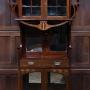 Inlaid Art Nouveau Mahogany Display Cabinet