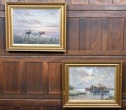 J.C. Gray – Pair Of Rural Landscape, Oil On Canvas