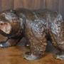 Japanese Carved Wooden Bear