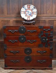 Japanese Cedar Tansu Chest