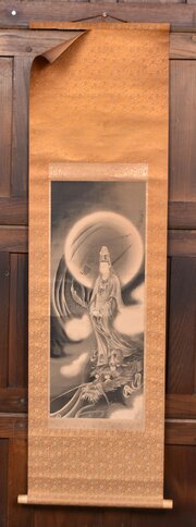 Japanese Hand Painted Scroll