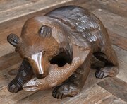 Japanese Kibori Kuma – Hand-Carved Bear