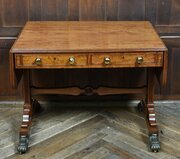 Mahogany Drop Leaf Sofa Table