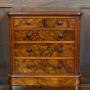 Miniature Victorian Walnut Chest Of Drawers
