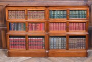 Pair Of Edwardian Mahogany Sectional Bookcase