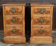 Pair Of Edwardian Bedside Drawers - SAI4069