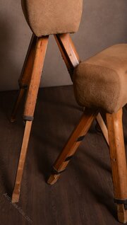 Pair Of Gymnastic Pommel Horses