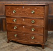 Regency Mahogany Secretaire Chest
