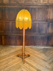 Satinwood Standard Lamp