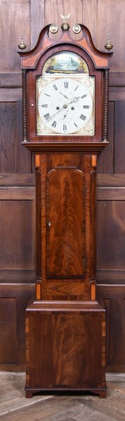 Scottish Mahogany Longcase Clock, D. Straiton